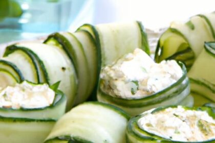 Fresh & Easy Cucumber and Cream Cheese Roll-Ups Recipe