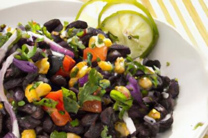 Zesty Black Bean & Corn Salad: A Flavorful Fiesta Mix