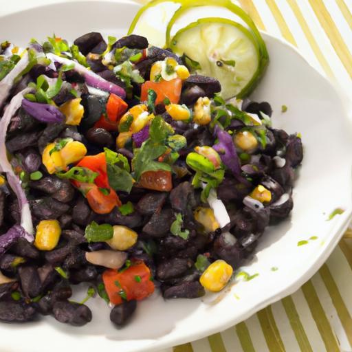 Zesty Black Bean & Corn Salad: A Flavorful Fiesta Mix