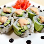 Delicious Vegan Sushi Rolls with Creamy Avocado & Crisp Cucumber