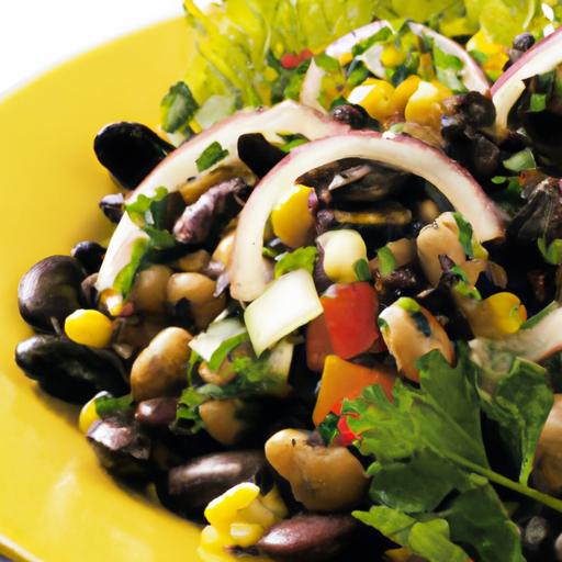 Zesty Black Bean & Corn salad: A Flavorful Fiesta ⁢Mix