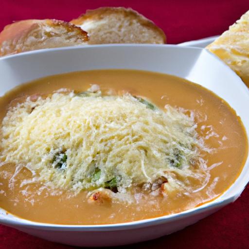 Cozy Up with Savory, Hearty Chicken Parmesan Soup