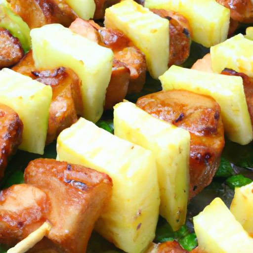 Sizzling Grilled Beef & Pineapple Skewers: A Flavor Explosion