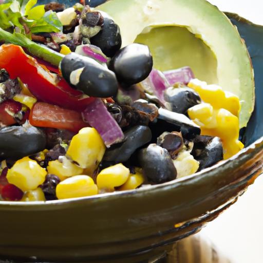 Zesty Black Bean Corn Salad: A Flavorful Fiesta in Bowls