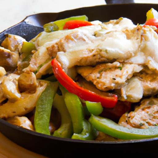 Sizzling Chicken Philly Cheesesteak Skillet: A Flavor Feast