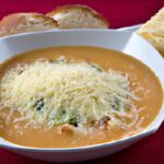 Cozy Up with Savory, Hearty Chicken Parmesan Soup