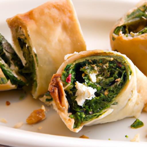 Savory Spinach and Feta Pinwheels: A Perfect Appetizer Delight