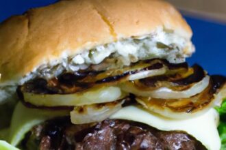 Savory Secrets: Grilled Burgers with Caramelized Onions