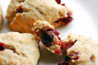 Zesty Cranberry Orange Scones: A Gluten-Free Delight