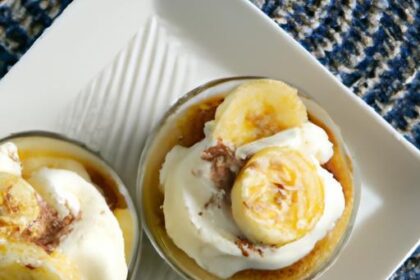 Perfectly Portioned: Single-Serving Banana Pudding Delight