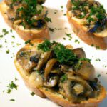 Savory Bliss: Caramelized Onion & Mushroom Crostini Magic