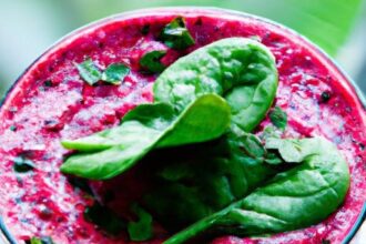 Berry Spinach Smoothie: A Nutritious Boost in Every Sip