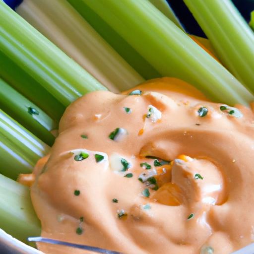 Spicy Buffalo Chicken Dip Paired Perfectly with Celery Sticks