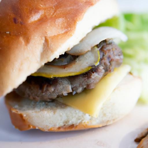 Savory Secrets: Grilled Burgers with Caramelized Onions