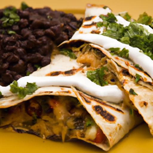 Savor the Flavor: Chicken & Black Bean Quesadilla Delight