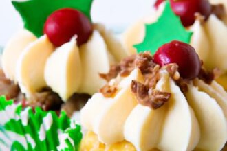 Festive Gluten-Free Eggnog Cupcakes: A Holiday Delight