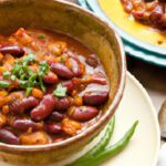 Hearty Vegetarian Three-Bean Chili: A Flavorful Feast
