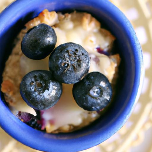 Bursting Blueberry Baked Oatmeal Cups: A Nutritious Treat