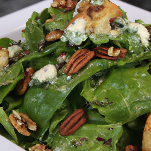 Savor the Flavor: Warm Goat Cheese & Spinach Salad Delight