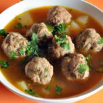 Hearty Albondigas Soup: Beef Meatballs in Savory Broth