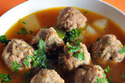 Hearty Albondigas Soup: Beef Meatballs in Savory Broth
