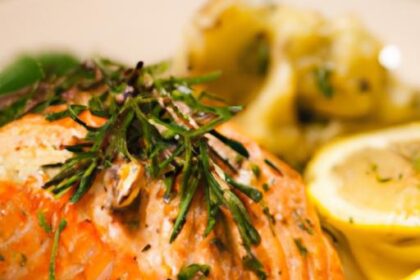 Zesty Lemon Garlic Butter Salmon: A Flavorful Seafood Delight