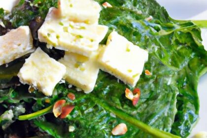 Savor the Flavor: Warm Goat Cheese & Spinach Salad Delight