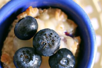 Bursting Blueberry Baked Oatmeal Cups: A Nutritious Treat