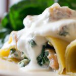 Savory Manicotti with Creamy Ricotta and Fresh Spinach