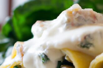 Savory Manicotti with Creamy Ricotta and Fresh Spinach