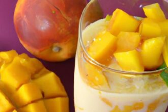 Chill & Sip: Refreshing Sugar-Free Mango Smoothie Cubes