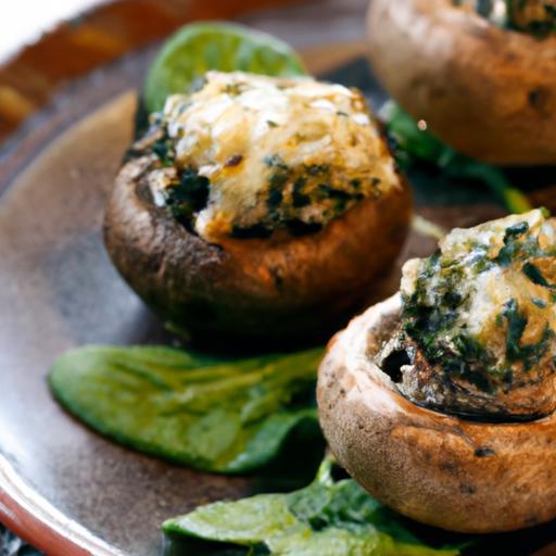 Irresistible Spinach Artichoke Stuffed Mushrooms Recipe