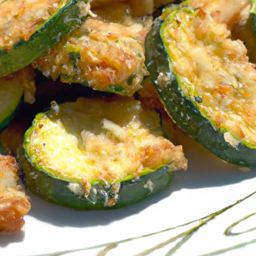 Crispy Parmesan-Crusted Zucchini Bites: A Savory Delight
