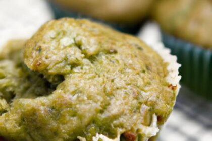 Green Goodness: Wholesome Spinach and Banana Muffins Recipe