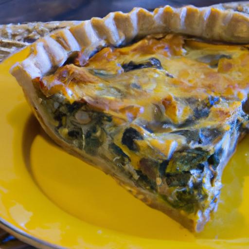 Delightful Vegan Spinach &⁤ Mushroom Quiche ⁣Recipe ⁢Unveiled