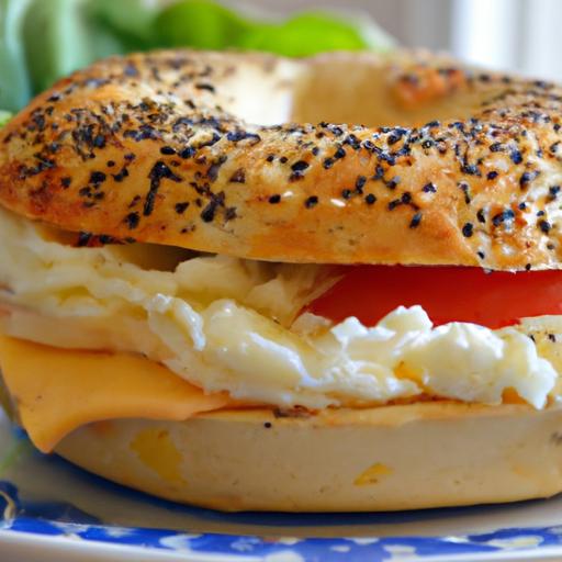 Quick & tasty: Microwave Egg and Cheese⁤ Bagel​ Delight