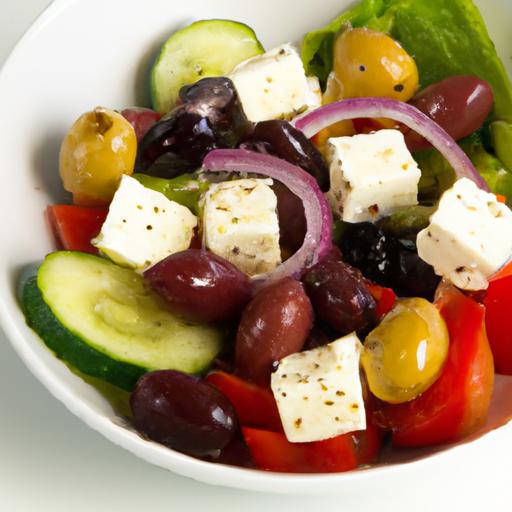 Keto Greek Salad Delight: Olives & Feta Made Low-Carb