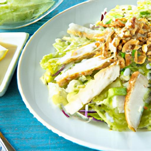 Crunchy Chopped Thai Chicken Salad with Creamy Peanut Dressing