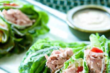 Fresh & Flavorful Tuna Salad Lettuce Wraps: A Light Delight