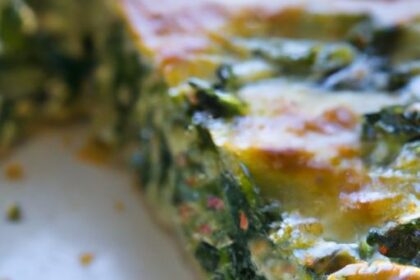 Delightful Crustless Spinach Quiche: A Healthy Twist