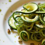 Zesty Spiralized Zucchini with Fresh Homemade Pesto Flair