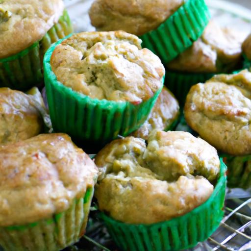 Green Goodness: Wholesome Spinach and Banana Muffins Recipe
