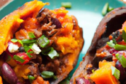 Hearty Stuffed Sweet Potatoes with Black Beans Delight
