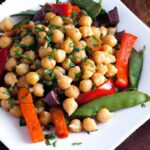 Flavorful One-Pan Roasted Veggies and Chickpeas Recipe