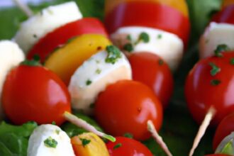 Fresh & Flavorful: The Charm of Mozzarella Tomato Skewers