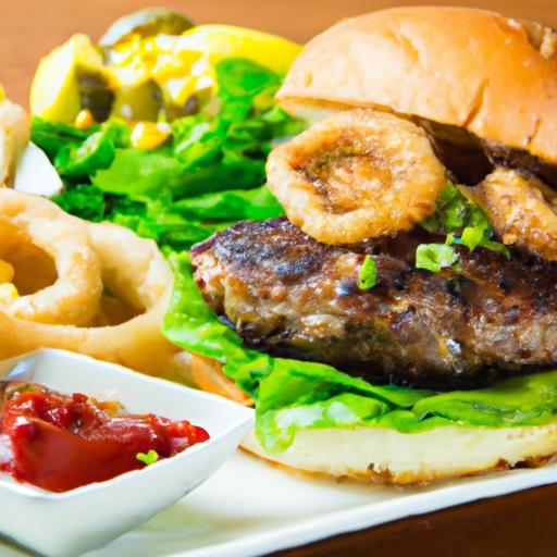 Saddle Up for Cowboy Burgers with Crispy Onion Rings