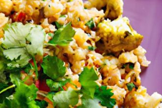 Mexican Cauliflower Rice: A Flavorful Low-Carb Fiesta