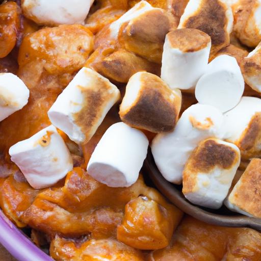 Sweet Potato Casserole with marshmallows: A Comfort classic