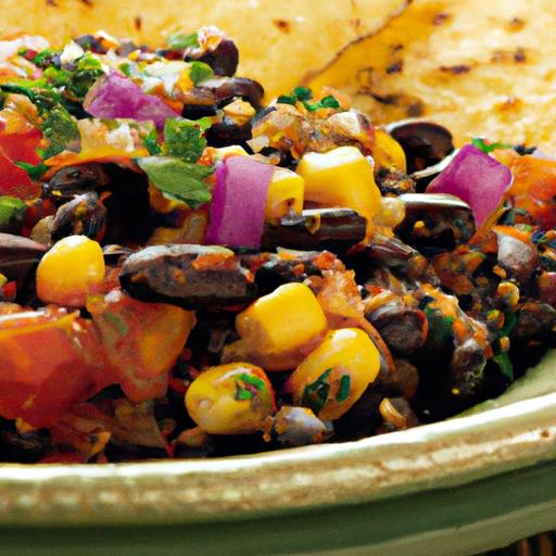 Zesty Black Bean & Corn Salsa: A Flavorful Fiesta Dish