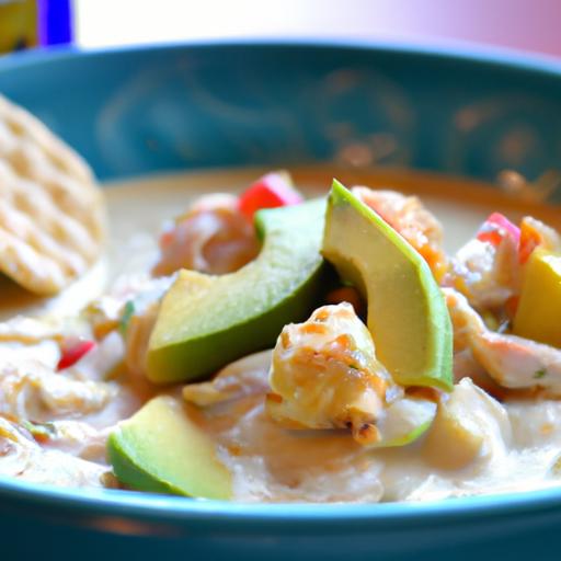 Creamy Keto White chicken Chili: Low-Carb Comfort Bowl